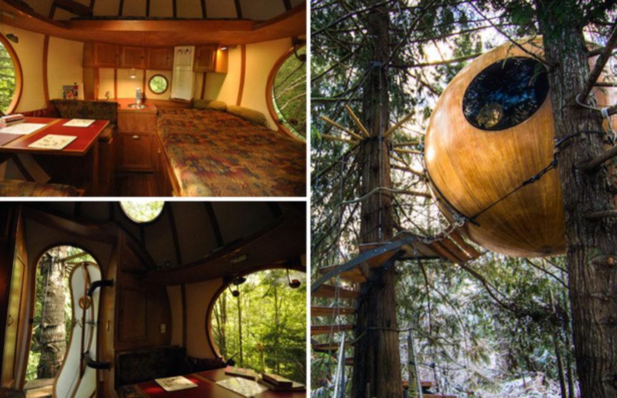 Канадский отель со сферическими домиками