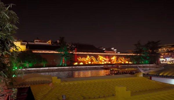 Ночная прогулка по Нанкину - столицы нескольких династий Китая